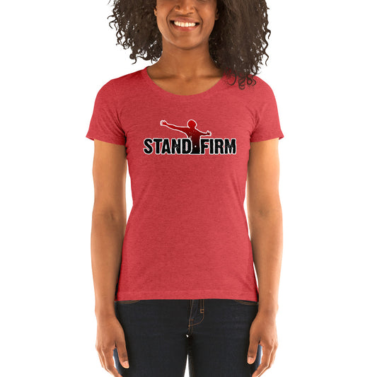 Stand Firm Women's T-Shirt (Red)